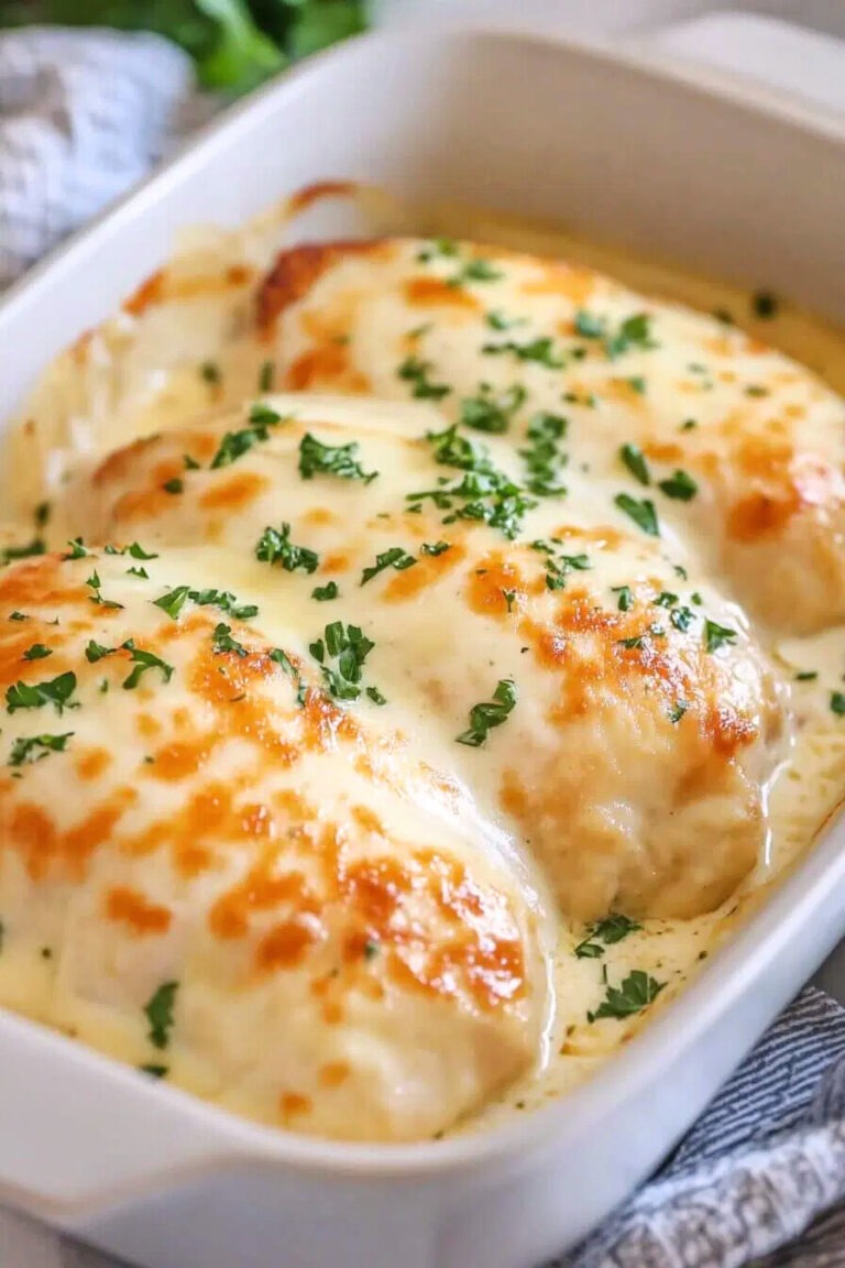 Smothered Cheesy Sour Cream Chicken – Creamy Baked Chicken Recipe