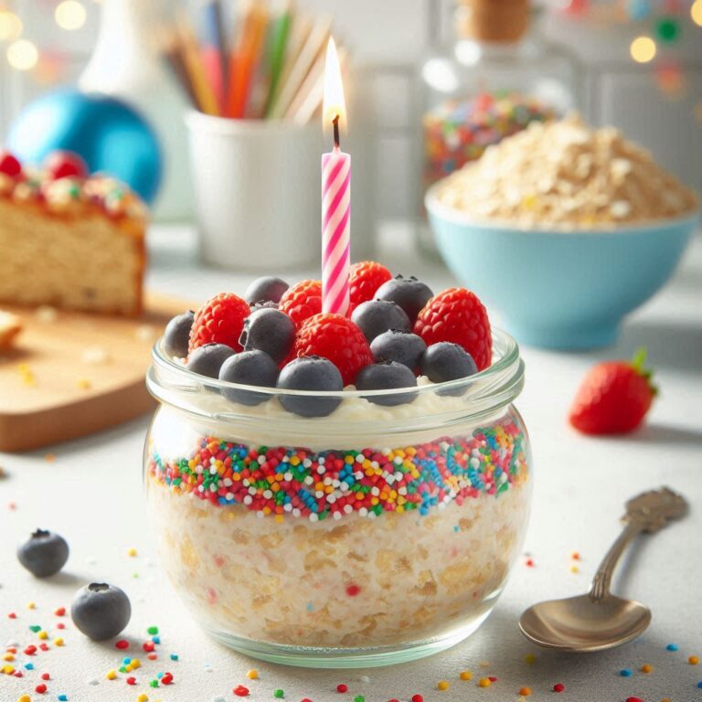 Birthday Cake Overnight Oats: A Delicious Breakfast Treat