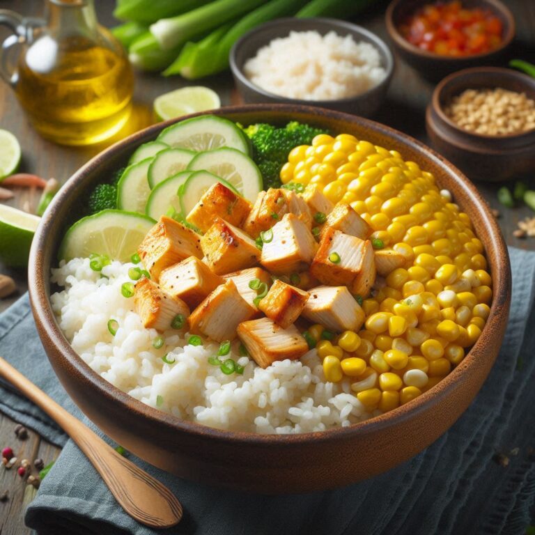 Easy Street Corn Chicken Rice Bowl: A Flavorful Fiesta In Minutes