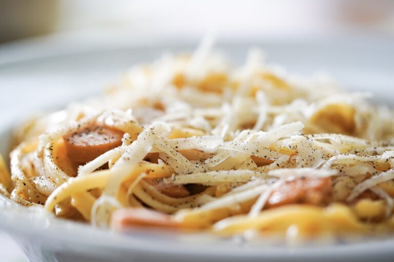 Caramelized Onion Pasta With Chilli Oil